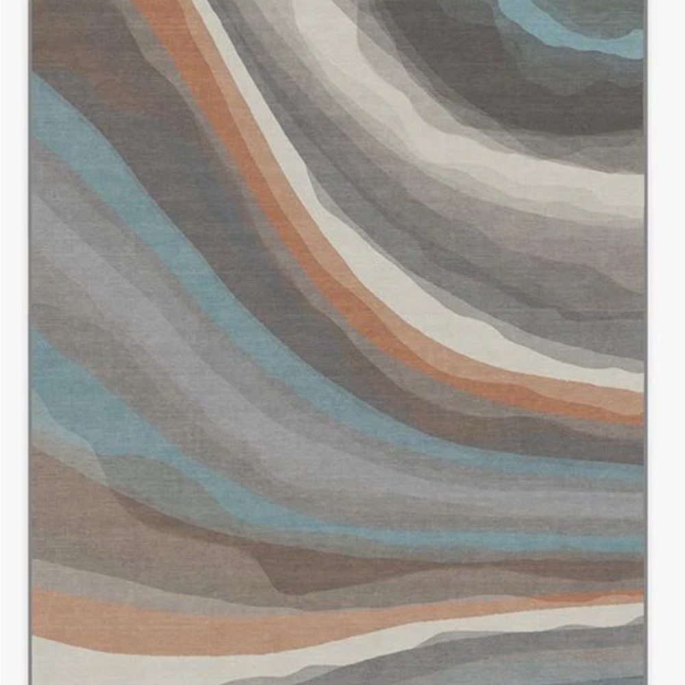Ruggable Watercolor Sandstone Rug (6’x9’) - Pad Not Included